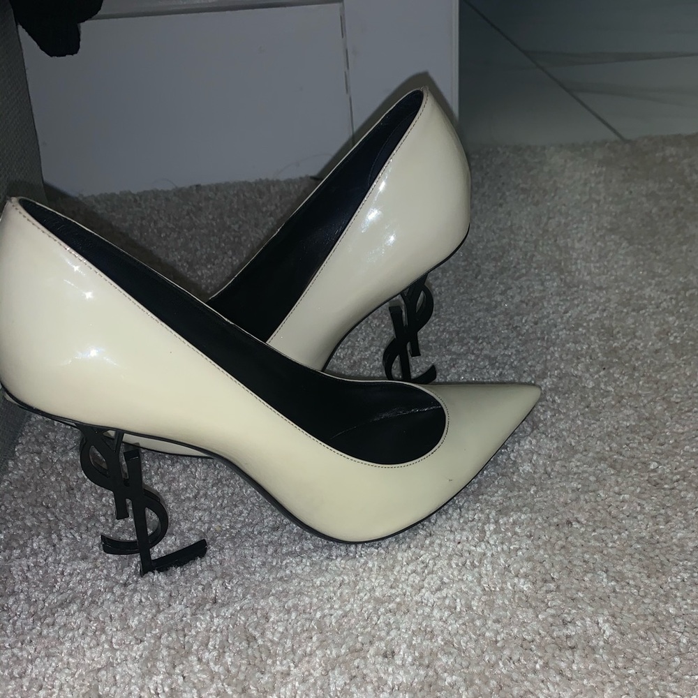Yves Saint Laurent YSL Opyum Pumps / Heels White - Picture 1 of 5